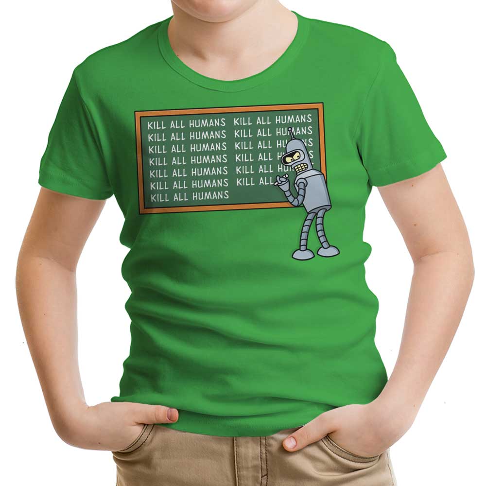 Not Kill All Humans Youth Apparel - Adult & Kids T-Shirts, Sweatshirts & Hoodies apparel design preview 1