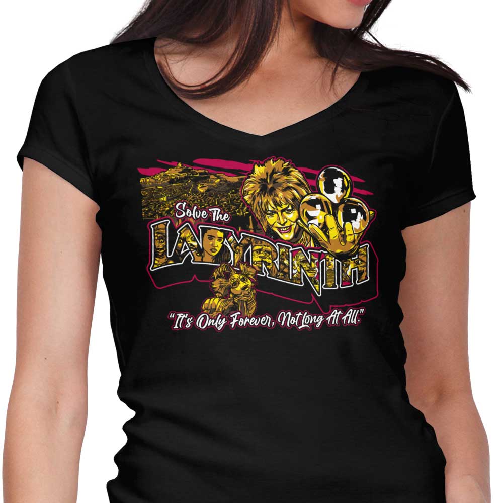 Not Long at All Women's V-Neck - Adult & Kids T-Shirts, Sweatshirts & Hoodies apparel design preview 1