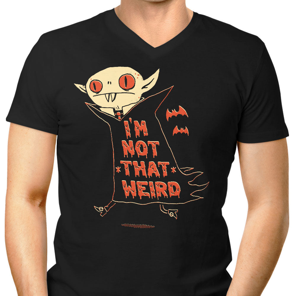 Not That Weird Men's V-Neck - Adult & Kids T-Shirts, Sweatshirts & Hoodies apparel design preview 1