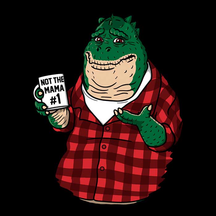 Not the Mama Men's Apparel - Adult & Kids T-Shirts, Sweatshirts & Hoodies apparel design preview 2