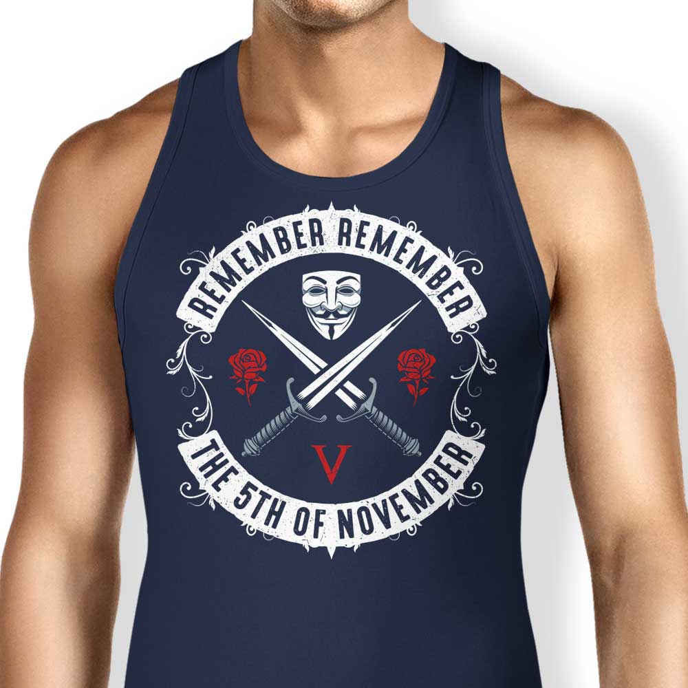 November V Tank Top - Adult & Kids T-Shirts, Sweatshirts & Hoodies apparel design preview 2