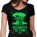 Nuclear Boy Women's V-Neck - Adult & Kids T-Shirts, Sweatshirts & Hoodies apparel design preview 1