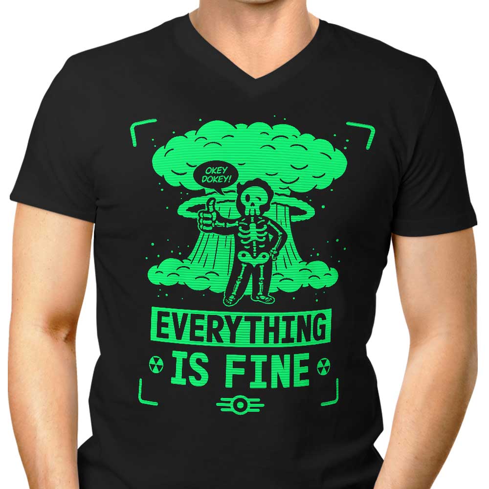 Nuclear Boy Men's V-Neck - Adult & Kids T-Shirts, Sweatshirts & Hoodies apparel design preview 1