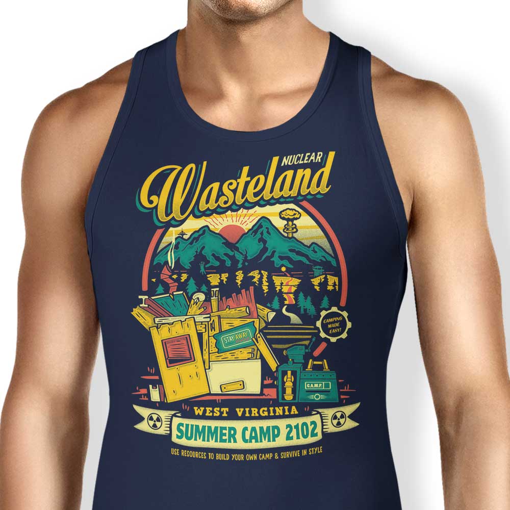 Nuclear Summer Camp Tank Top - Adult & Kids T-Shirts, Sweatshirts & Hoodies apparel design preview 1