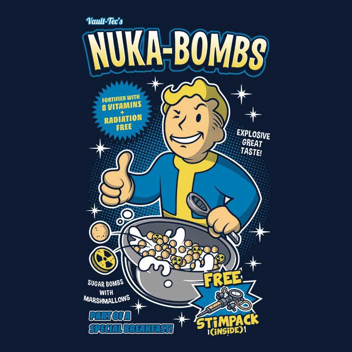 Nuka Bombs Women's Apparel - Adult & Kids T-Shirts, Sweatshirts & Hoodies apparel design preview 2