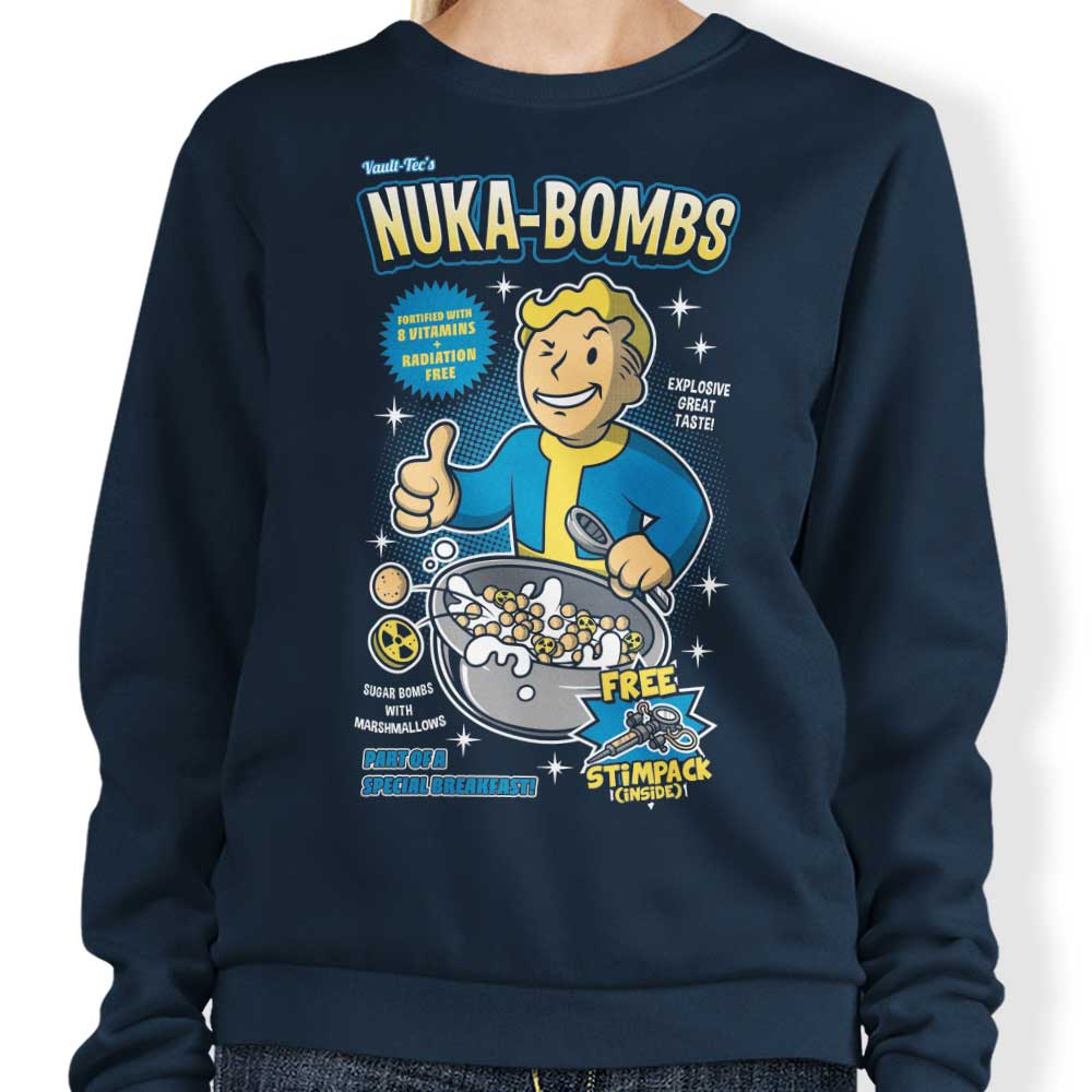 Nuka Bombs - Adult & Kids T-Shirts, Sweatshirts & Hoodies apparel design preview 1