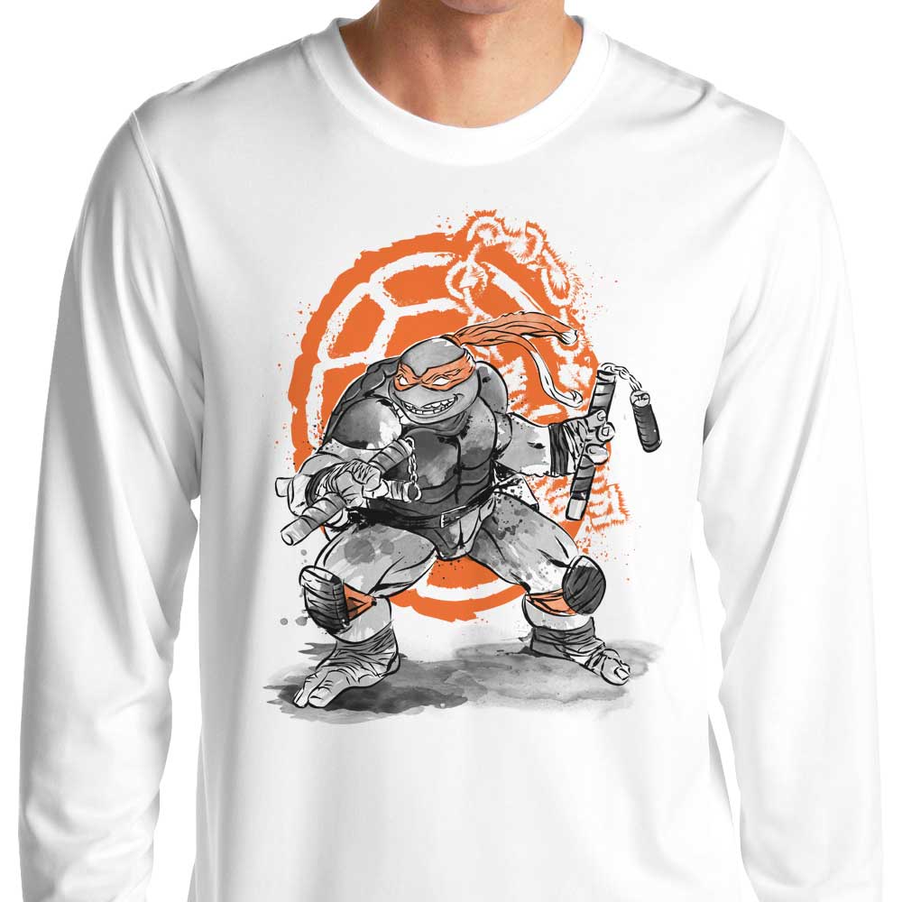 Nunchaku Sumi-e - Adult & Kids T-Shirts, Sweatshirts & Hoodies apparel design preview 1