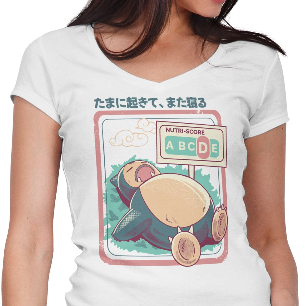 Nutri-Score Women's V-Neck - Adult & Kids T-Shirts, Sweatshirts & Hoodies apparel design preview 1