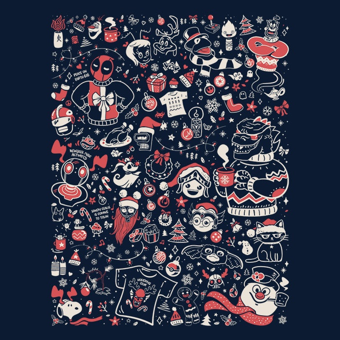 OUAT Doodles (December 2024) Men's Apparel - Adult & Kids T-Shirts, Sweatshirts & Hoodies apparel design preview 2