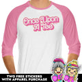OUAT Malibu 3/4 Sleeve Raglan - Adult & Kids T-Shirts, Sweatshirts & Hoodies apparel design preview 1