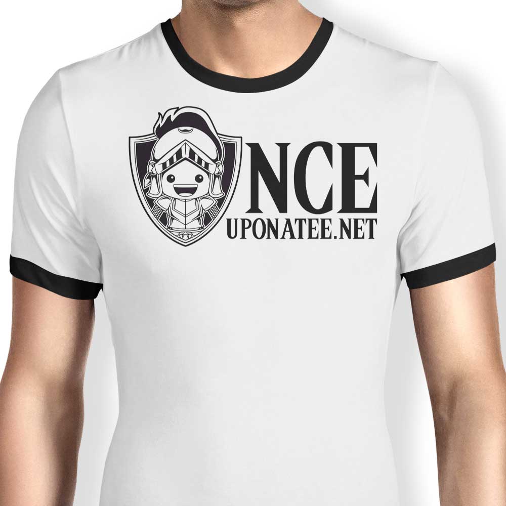 OUAT Shield Logo Ringer - Adult & Kids T-Shirts, Sweatshirts & Hoodies apparel design preview 1