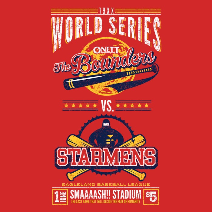 19XX World Series - Adult & Kids T-Shirts, Sweatshirts & Hoodies apparel design preview 2