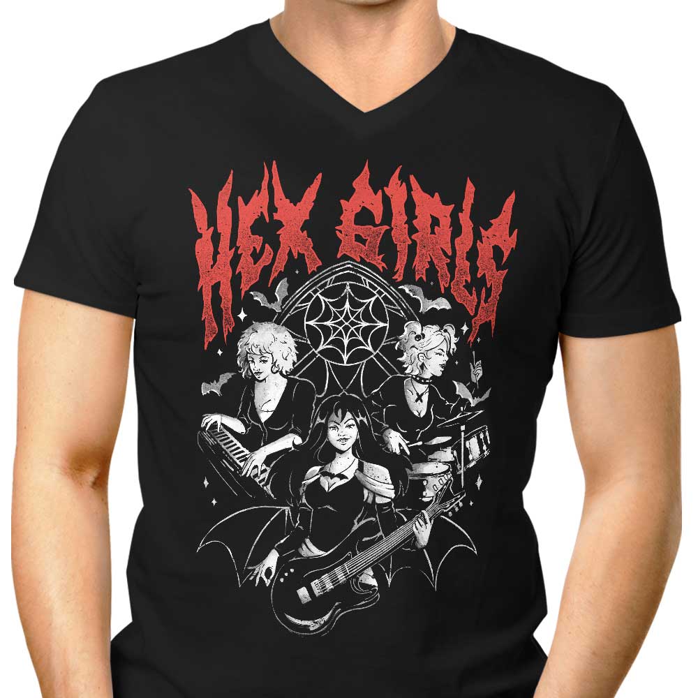 Oakhaven Goth Rock Men's V-Neck - Adult & Kids T-Shirts, Sweatshirts & Hoodies apparel design preview 1