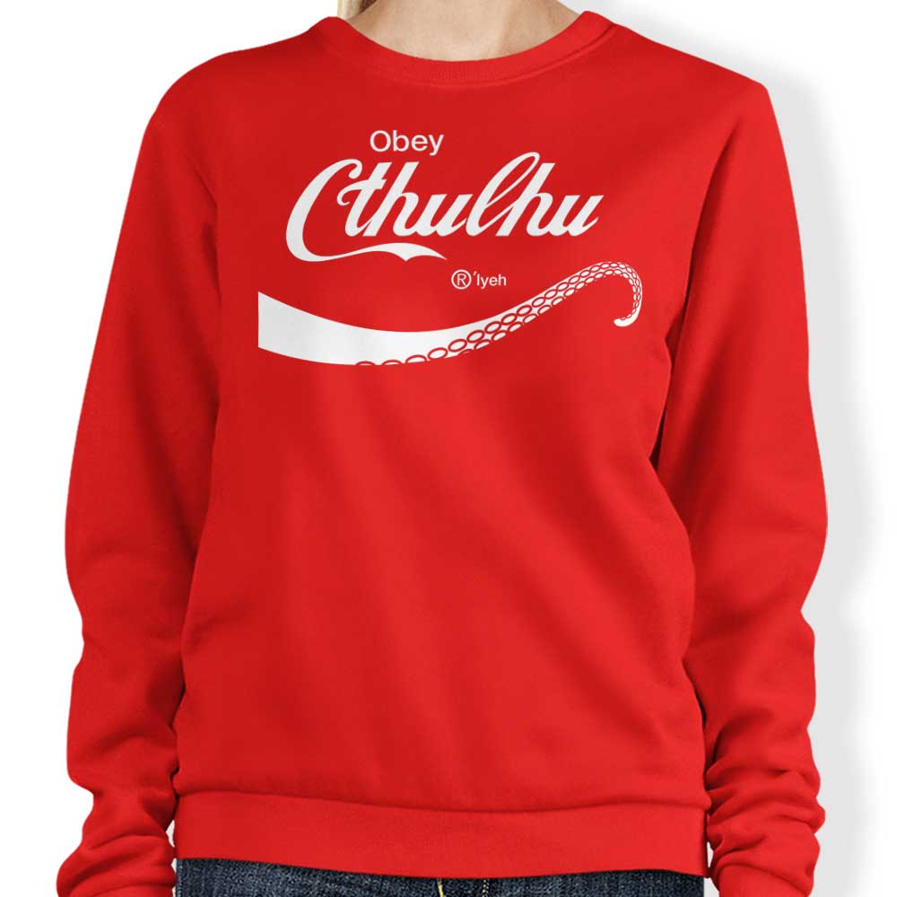 Obey Cthulhu - Adult & Kids T-Shirts, Sweatshirts & Hoodies apparel design preview 1