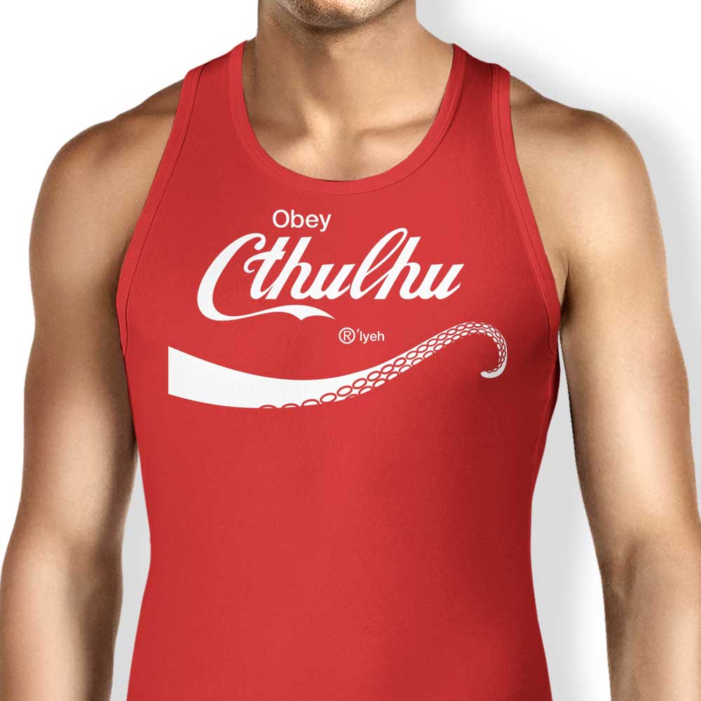 Obey Cthulhu Tank Top - Adult & Kids T-Shirts, Sweatshirts & Hoodies apparel design preview 1