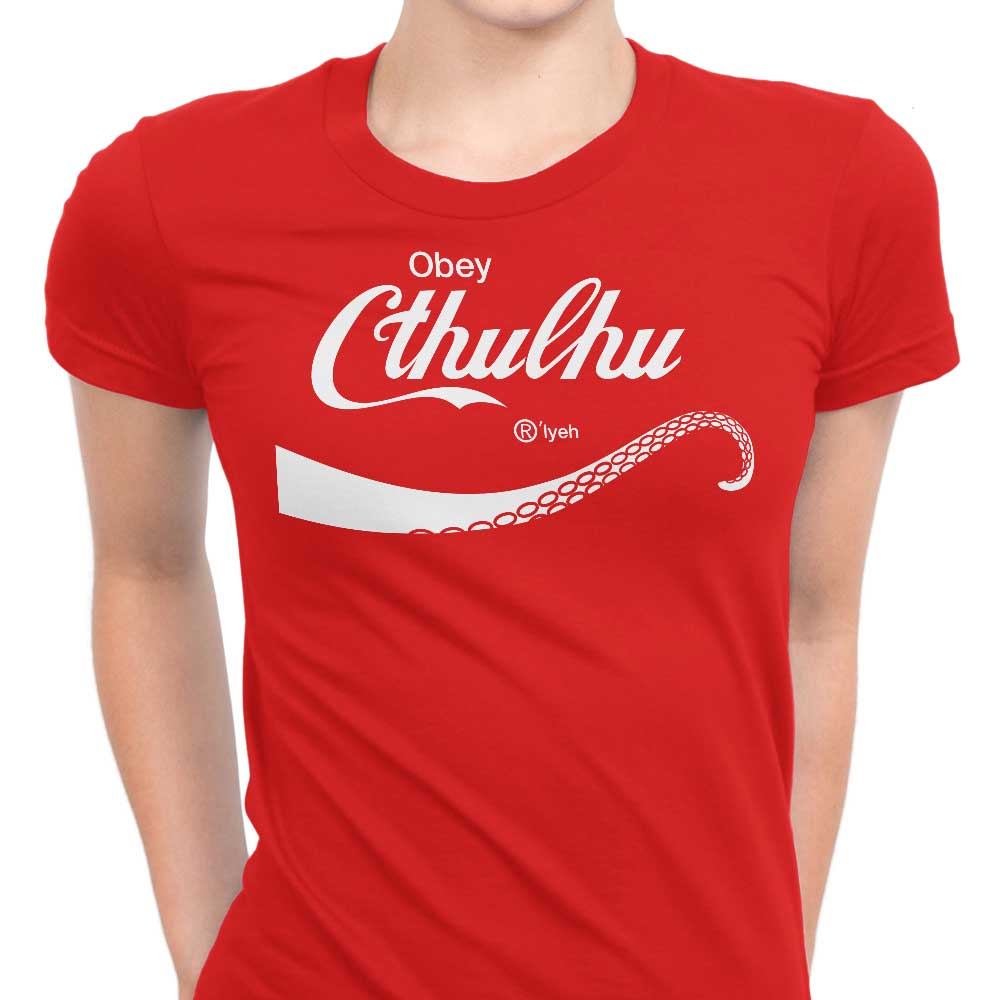 Obey Cthulhu Women's Apparel - Adult & Kids T-Shirts, Sweatshirts & Hoodies apparel design preview 1