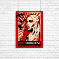 Obey Khaleesi Poster - Adult & Kids T-Shirts, Sweatshirts & Hoodies apparel design preview 1
