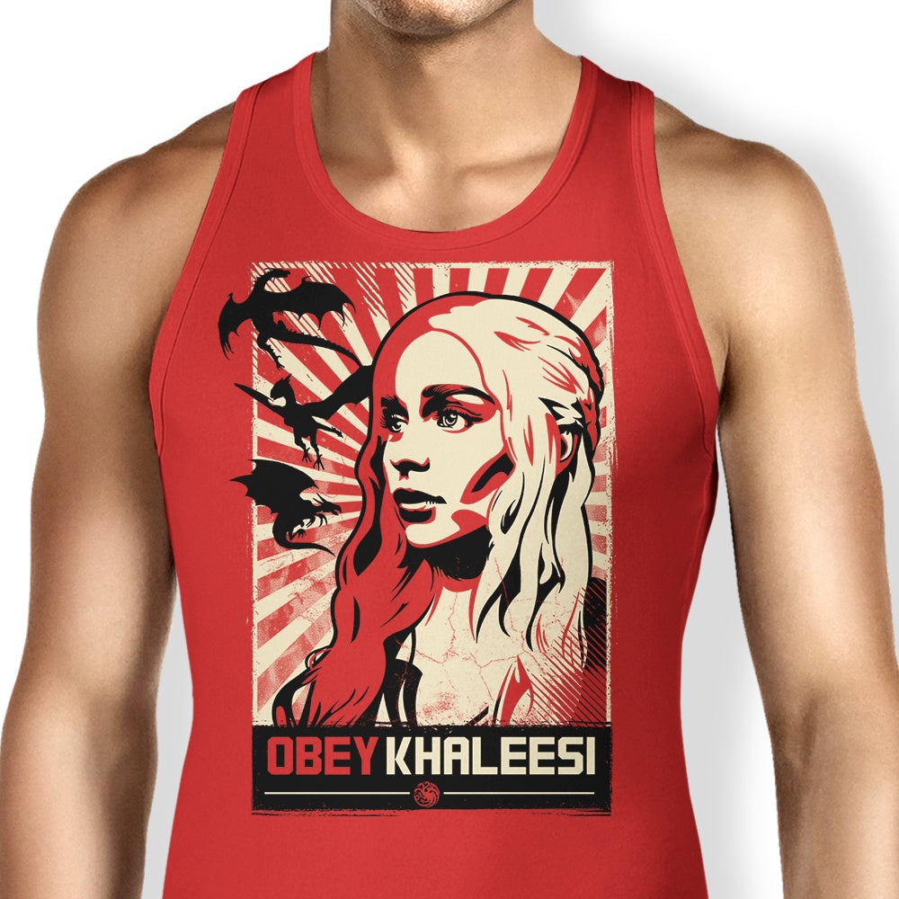 Obey Khaleesi Tank Top - Adult & Kids T-Shirts, Sweatshirts & Hoodies apparel design preview 1