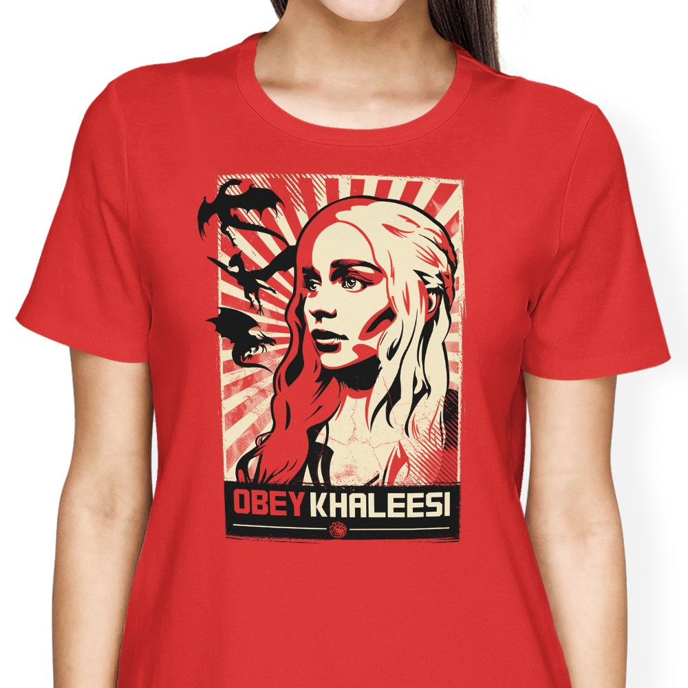Obey Khaleesi Women's Apparel - Adult & Kids T-Shirts, Sweatshirts & Hoodies apparel design preview 2
