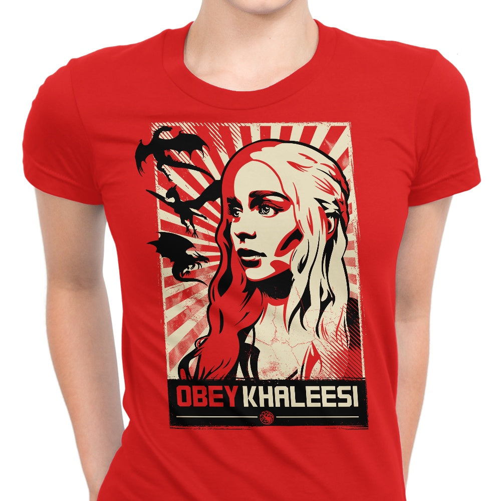Obey Khaleesi Women's Apparel - Adult & Kids T-Shirts, Sweatshirts & Hoodies apparel design preview 1