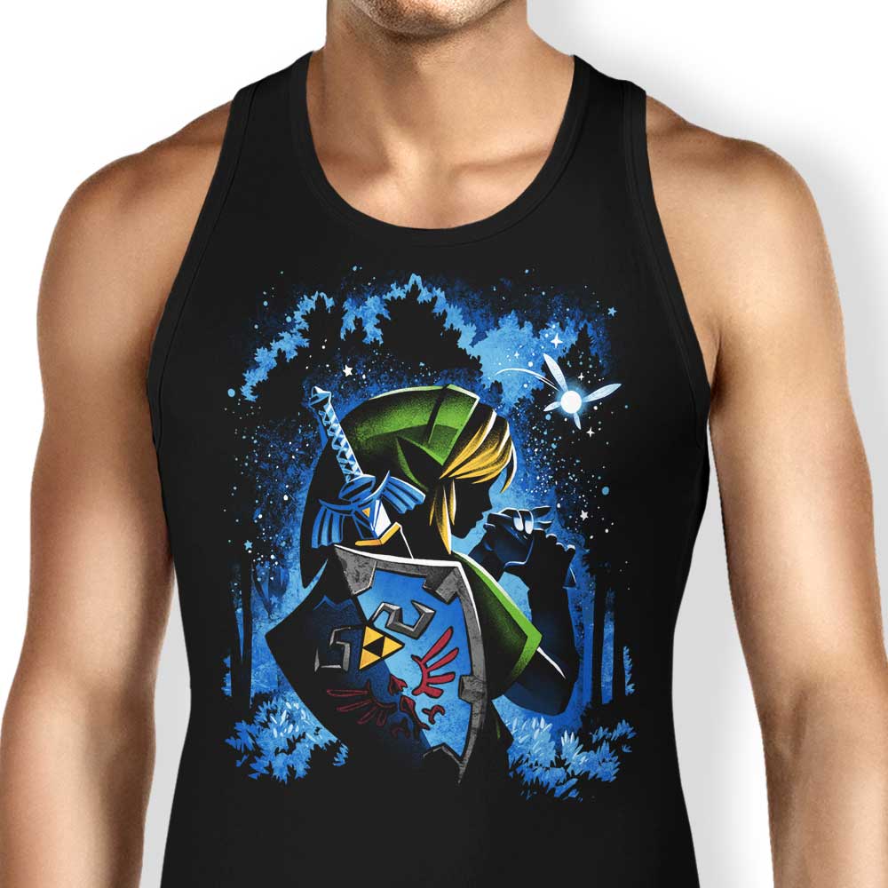 Ocarina Hero Tank Top - Adult & Kids T-Shirts, Sweatshirts & Hoodies apparel design preview 1