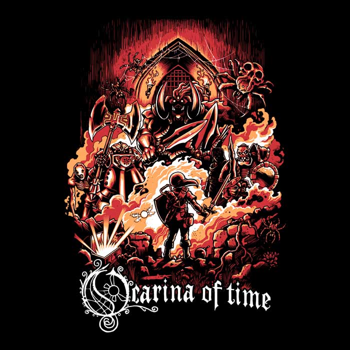 Ocarina of Legend Men's Apparel - Adult & Kids T-Shirts, Sweatshirts & Hoodies apparel design preview 2