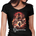 Ocarina of Legend Women's V-Neck - Adult & Kids T-Shirts, Sweatshirts & Hoodies apparel design preview 1
