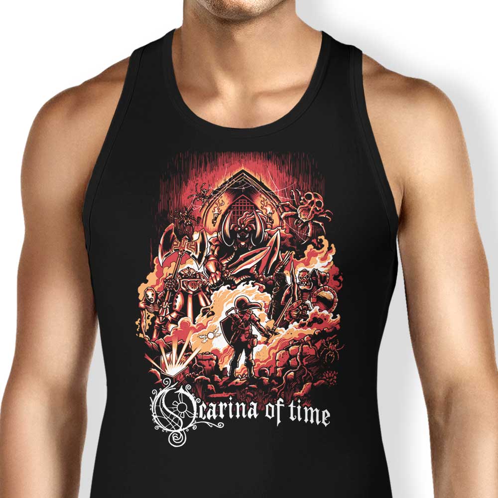 Ocarina of Legend Tank Top - Adult & Kids T-Shirts, Sweatshirts & Hoodies apparel design preview 1