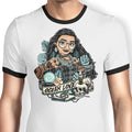 Ocean Love Ringer - Adult & Kids T-Shirts, Sweatshirts & Hoodies apparel design preview 1