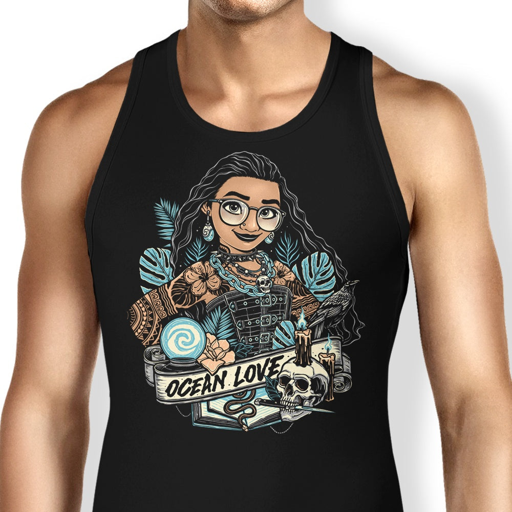Ocean Love Tank Top - Adult & Kids T-Shirts, Sweatshirts & Hoodies apparel design preview 1