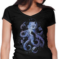 Octopurr Women's V-Neck - Adult & Kids T-Shirts, Sweatshirts & Hoodies apparel design preview 1