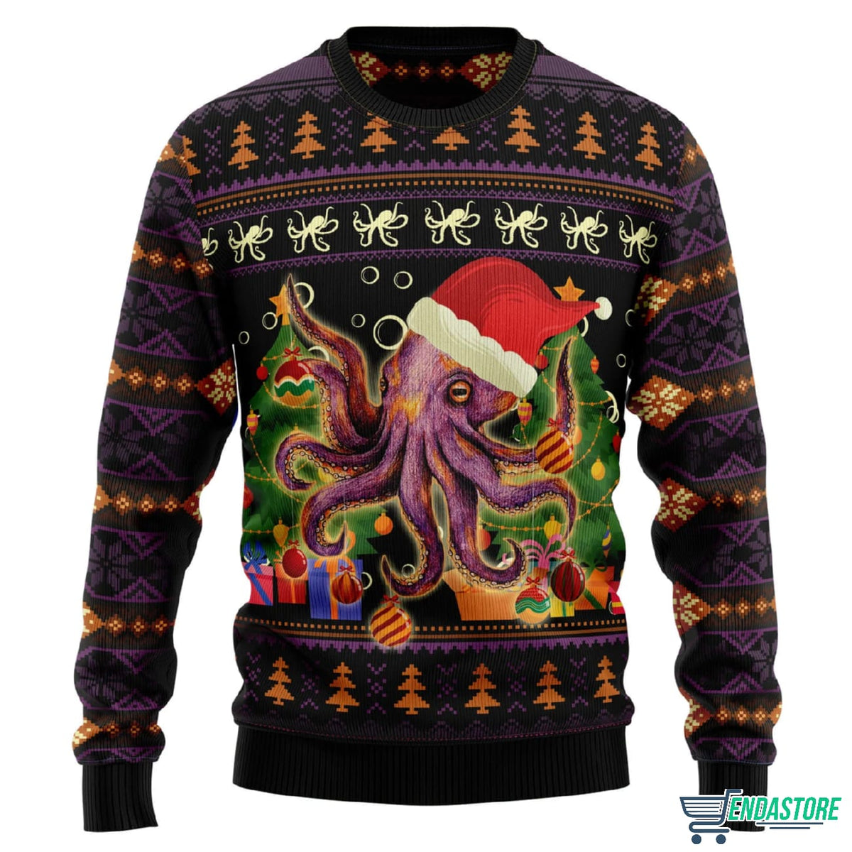 Octopus Ornament Ugly Christmas Sweater product image