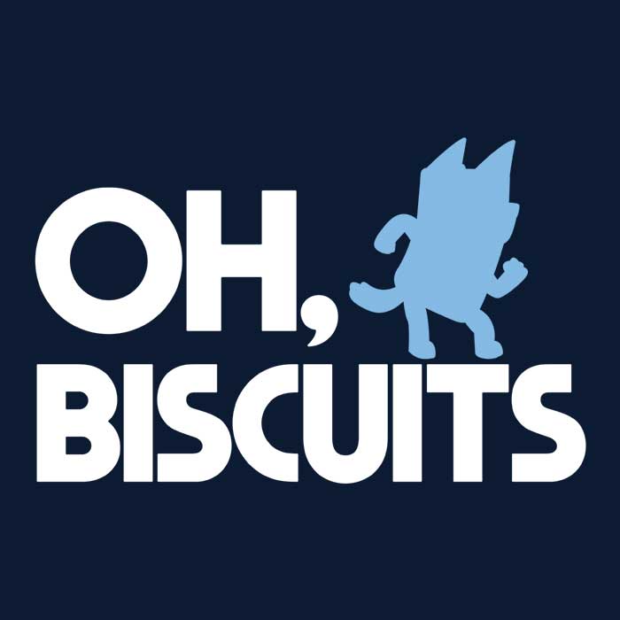 Oh, Biscuits Coasters - Adult & Kids T-Shirts, Sweatshirts & Hoodies apparel design preview 1
