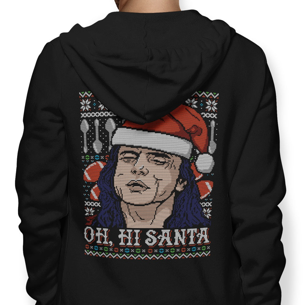 Oh Hi, Santa - Adult & Kids T-Shirts, Sweatshirts & Hoodies apparel design preview 1