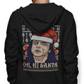 Oh Hi, Santa - Adult & Kids T-Shirts, Sweatshirts & Hoodies apparel design preview 1