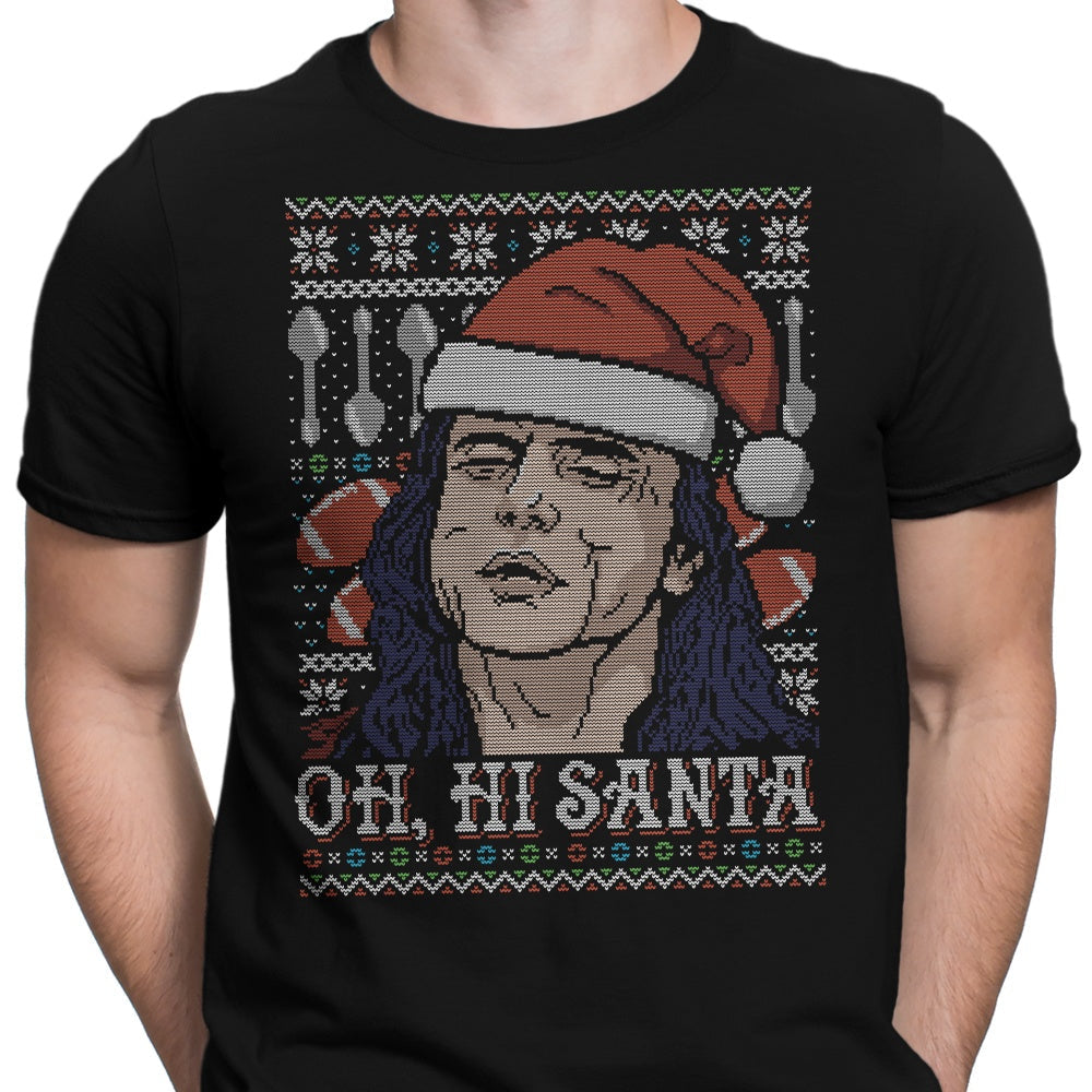 Oh Hi, Santa Men's Apparel - Adult & Kids T-Shirts, Sweatshirts & Hoodies apparel design preview 2