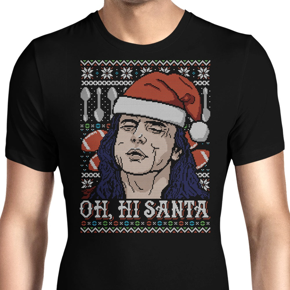 Oh Hi, Santa Men's Apparel - Adult & Kids T-Shirts, Sweatshirts & Hoodies apparel design preview 1