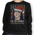 Oh Hi, Santa - Adult & Kids T-Shirts, Sweatshirts & Hoodies apparel design preview 1