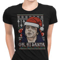 Oh Hi, Santa Women's Apparel - Adult & Kids T-Shirts, Sweatshirts & Hoodies apparel design preview 1