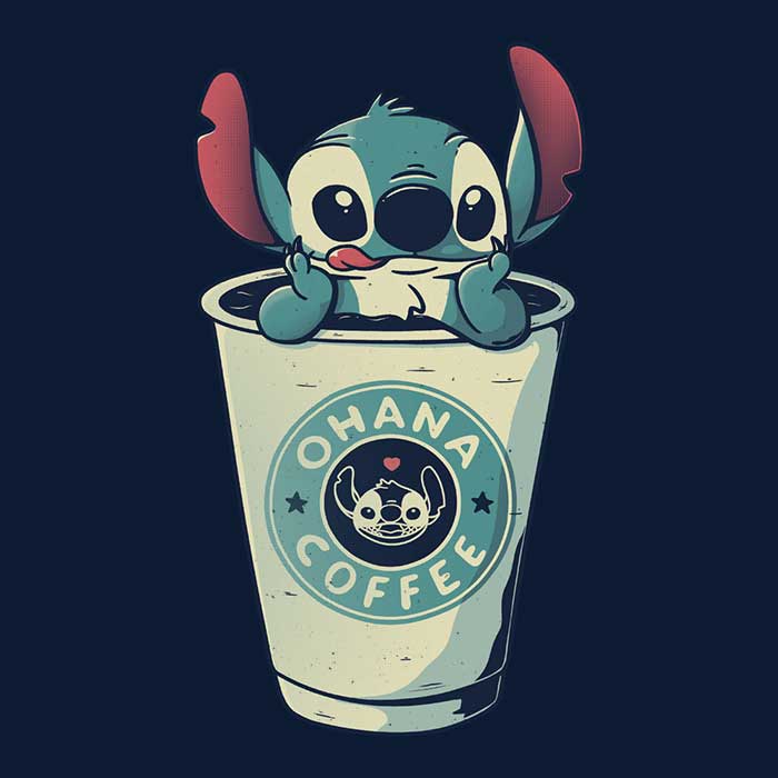 Ohana Coffee Men's Apparel - Adult & Kids T-Shirts, Sweatshirts & Hoodies apparel design preview 2