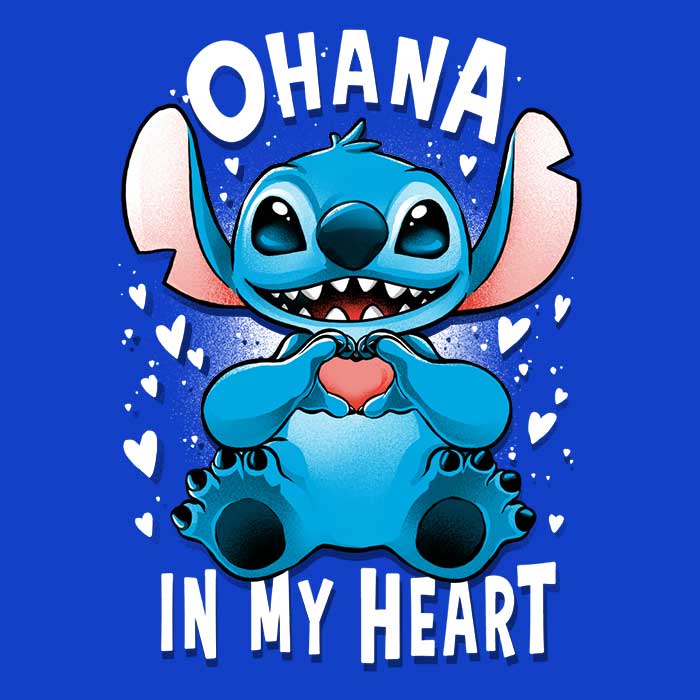 Ohana in My Heart Tank Top - Adult & Kids T-Shirts, Sweatshirts & Hoodies apparel design preview 2