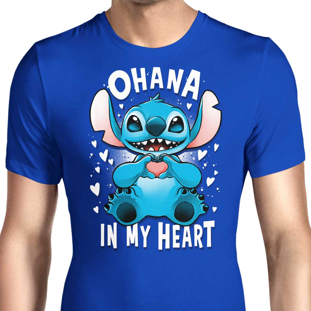 Ohana in My Heart Men's Apparel - Adult & Kids T-Shirts, Sweatshirts & Hoodies apparel design preview 1