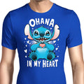 Ohana in My Heart Men's Apparel - Adult & Kids T-Shirts, Sweatshirts & Hoodies apparel design preview 1