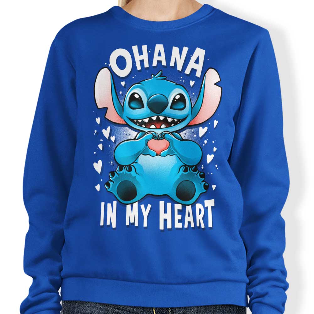 Ohana in My Heart - Adult & Kids T-Shirts, Sweatshirts & Hoodies apparel design preview 1