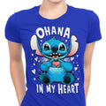 Ohana in My Heart Women's Apparel - Adult & Kids T-Shirts, Sweatshirts & Hoodies apparel design preview 1