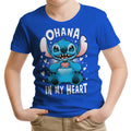 Ohana in My Heart Youth Apparel - Adult & Kids T-Shirts, Sweatshirts & Hoodies apparel design preview 1