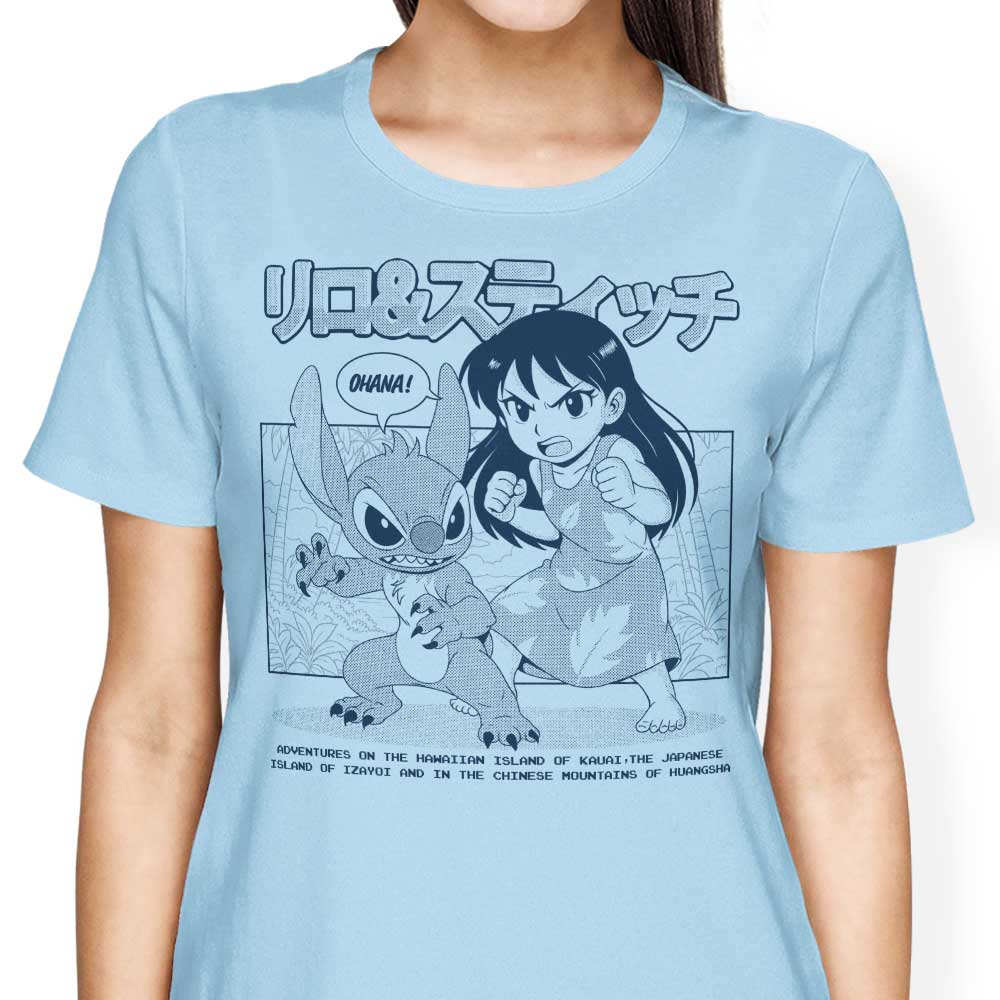 Ohana Manga Women's Apparel - Adult & Kids T-Shirts, Sweatshirts & Hoodies apparel design preview 1