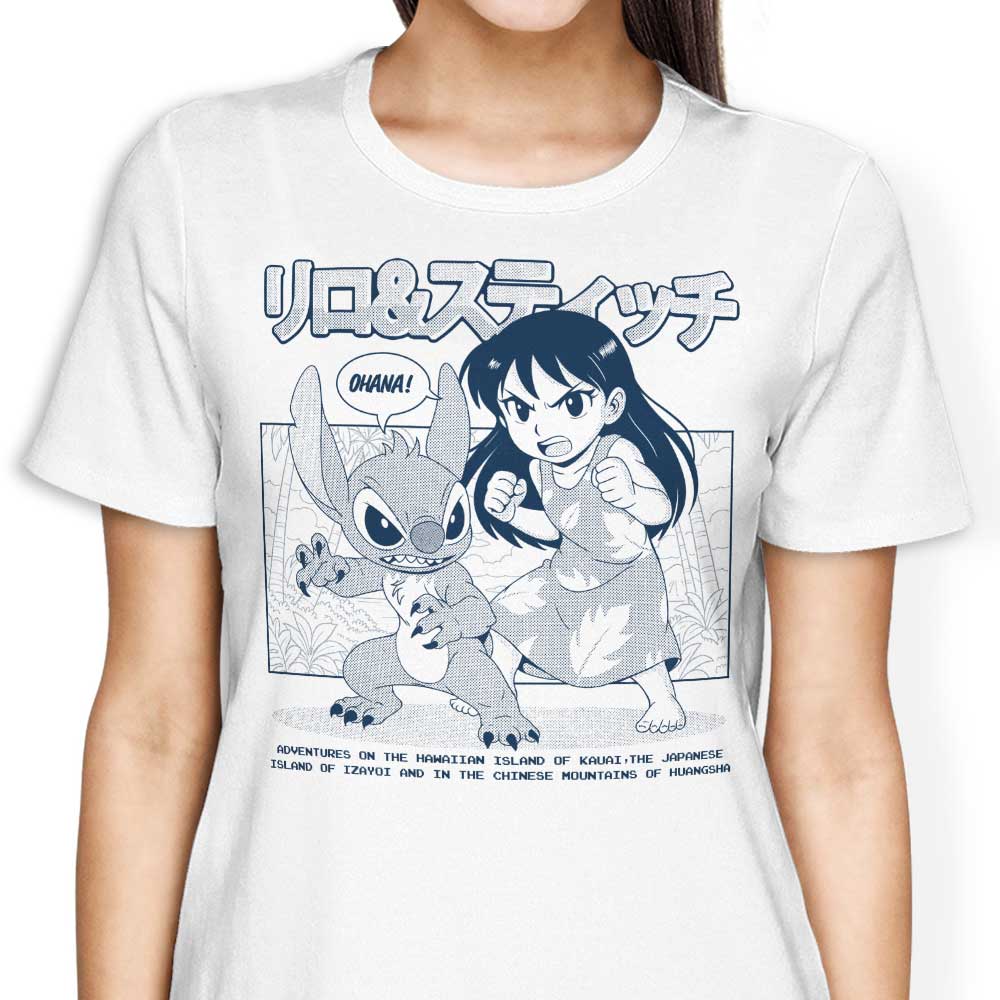 Ohana Manga Women's Apparel - Adult & Kids T-Shirts, Sweatshirts & Hoodies apparel design preview 2