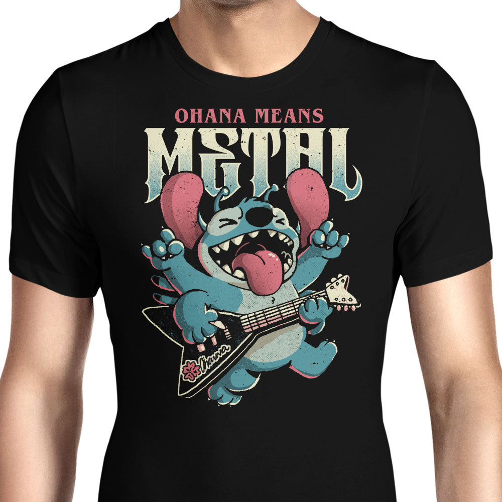 Ohana Means Metal Men's Apparel - Adult & Kids T-Shirts, Sweatshirts & Hoodies apparel design preview 1