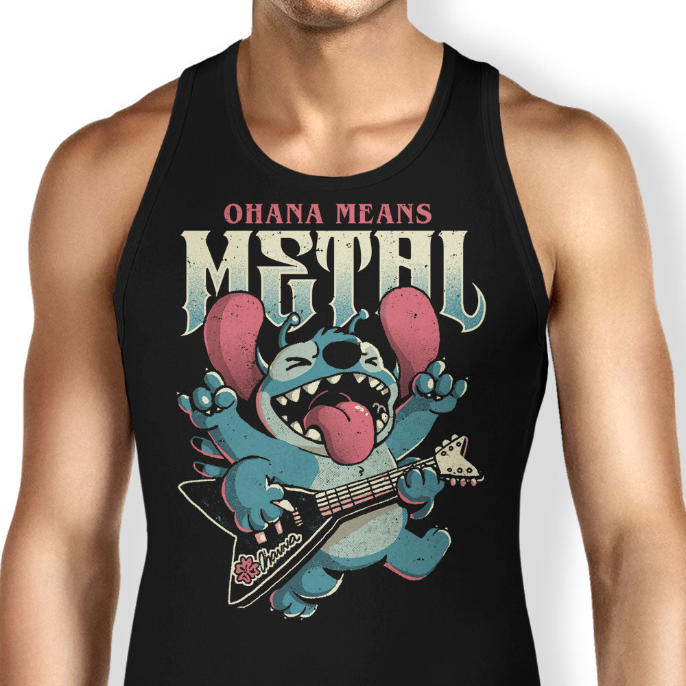 Ohana Means Metal Tank Top - Adult & Kids T-Shirts, Sweatshirts & Hoodies apparel design preview 1